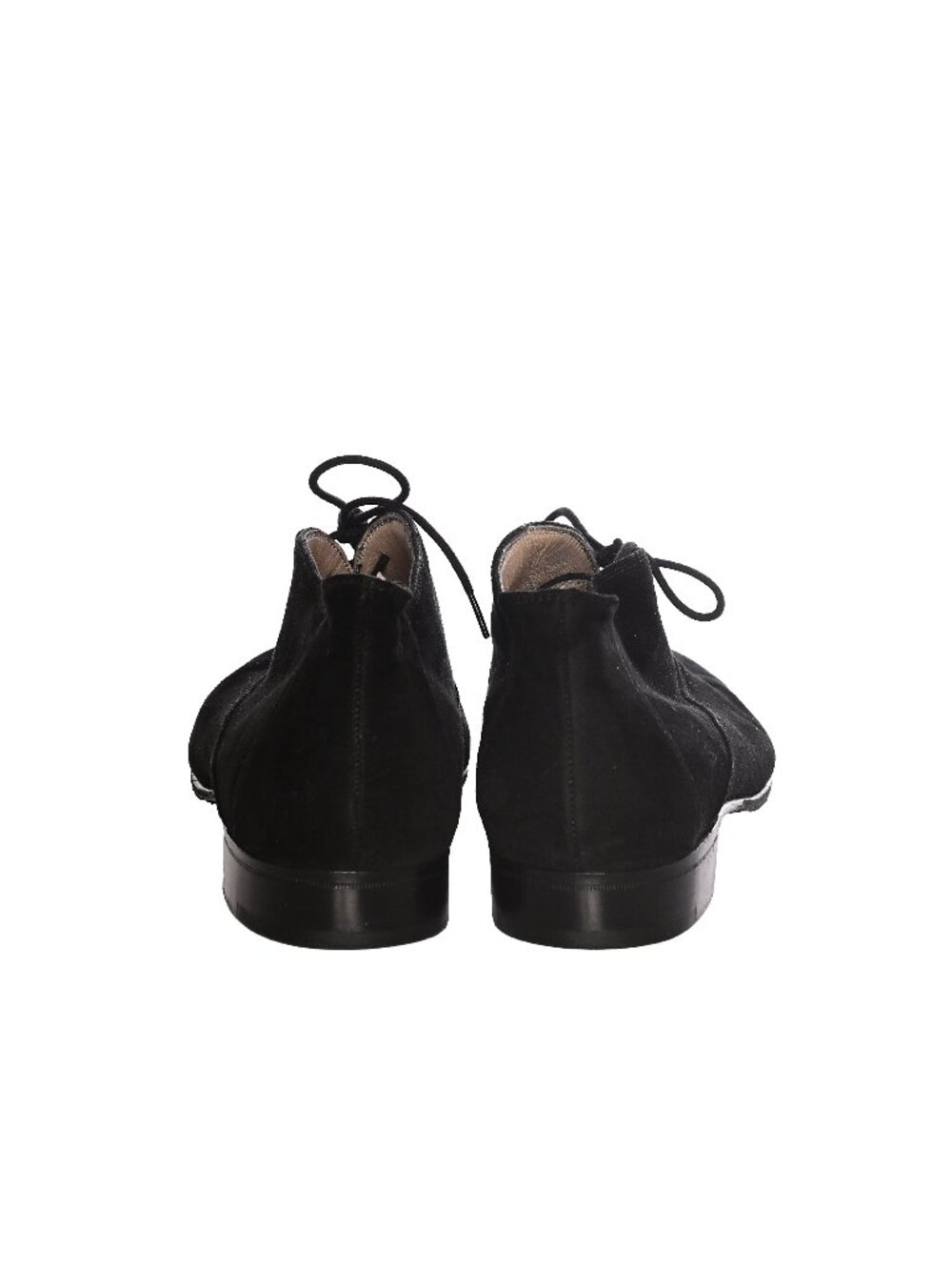 SILVIA FIORENTINA Black Suede Lace Up Oxford Flats Italy Size 6M- RARE Vintage - Picture 6 of 16
